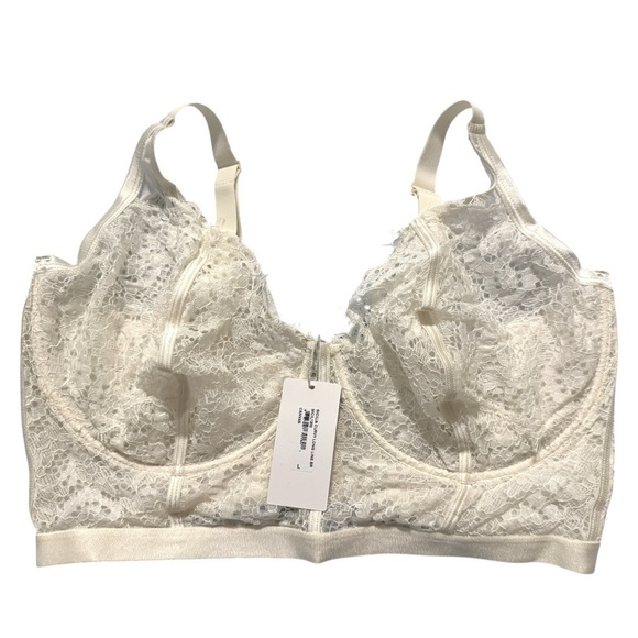 Cosabella Other - Cosabella Sicilia Curvy Longline Bra Ivory Lace L Large NWT Underwire Bustier